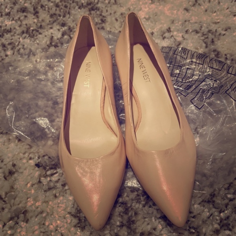 Nine West Light Pink Heels 5M
